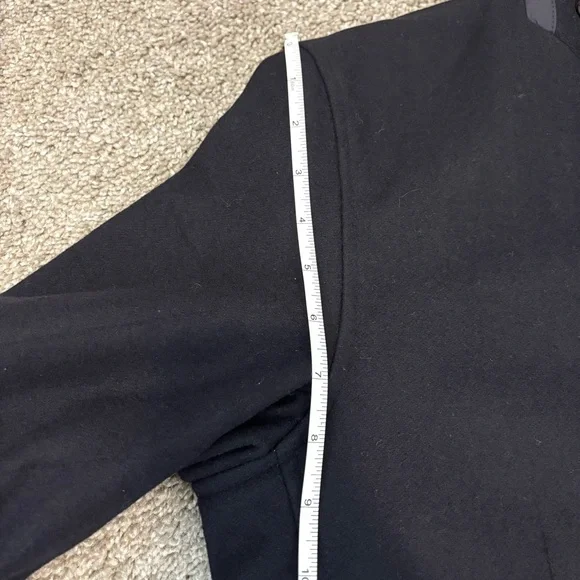 Barbour Barkston Deep Navy Wool Blend Men’s Jacket Small to Medium Heritage - Picture 14 of 16